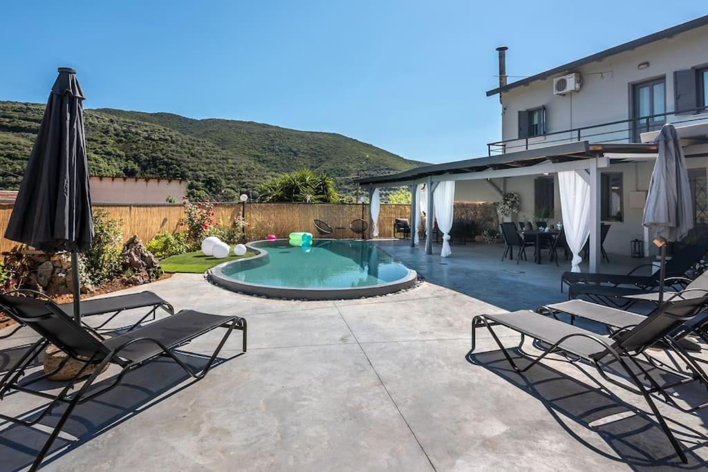 Casa Del Miele, Private Pool, Bbq, Mountain View. Villa Alikianos Ngoại thất bức ảnh